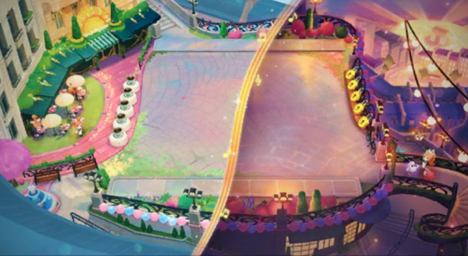 Sàn Đấu Tiệm Cà Phê Paris ( Full Hiệu Ứng Khi Lên Cấp )